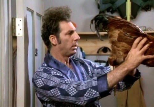Kramer Rooster Seinfeld Blank Meme Template