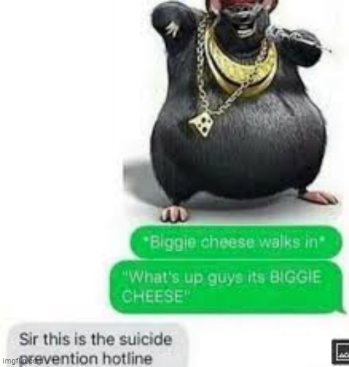 image tagged in biggie cheese | made w/ Imgflip meme maker