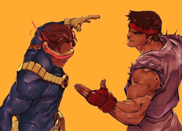 Street Fighter X-Men Dap Up Blank Meme Template