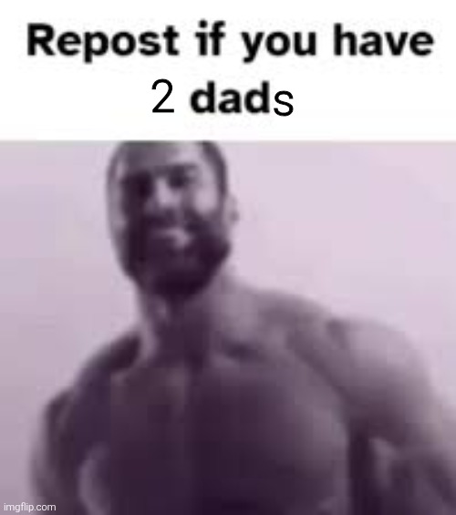 repost if you have dad | 2; s | image tagged in repost if you have dad | made w/ Imgflip meme maker