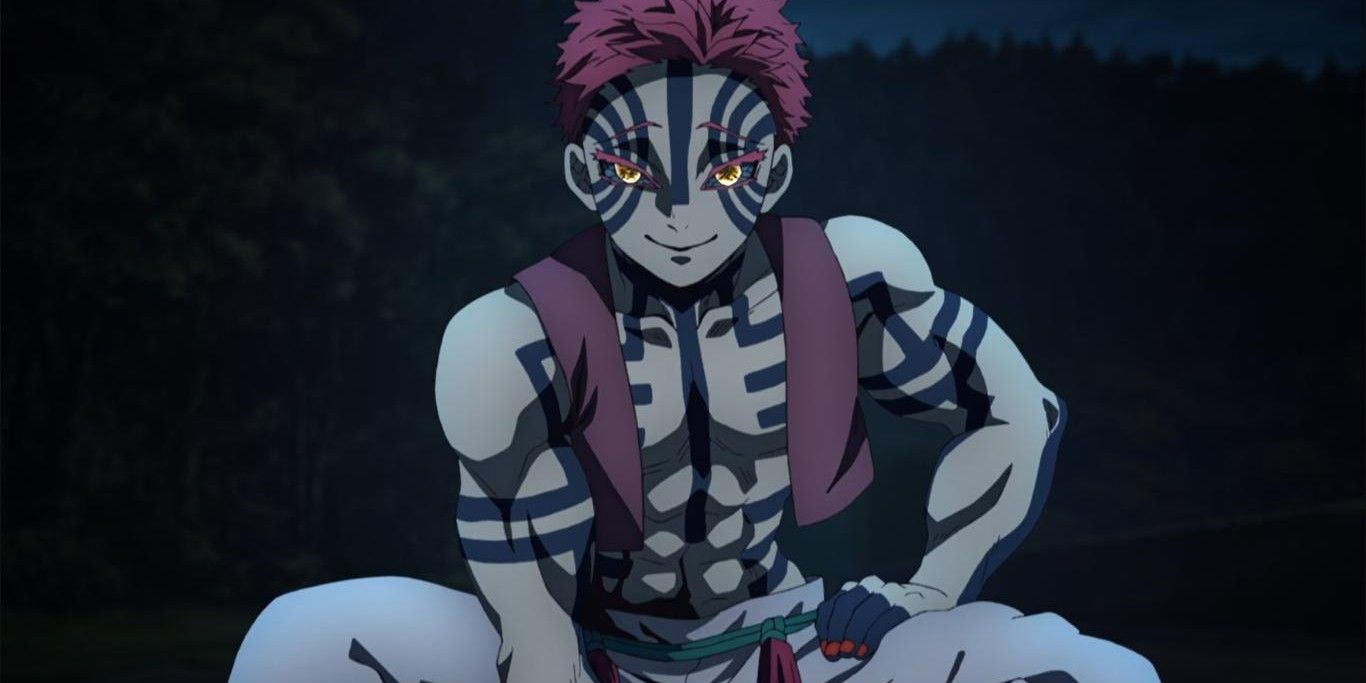 Akaza Demon Blank Meme Template