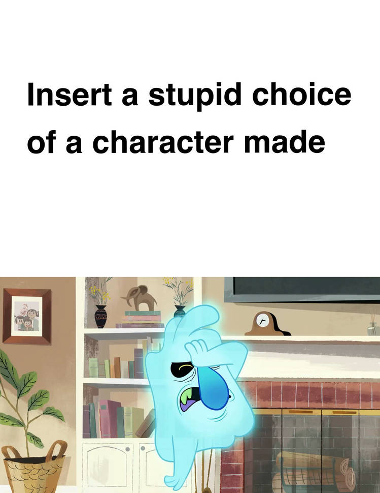 Scratch Facepalms at What Blank Meme Template