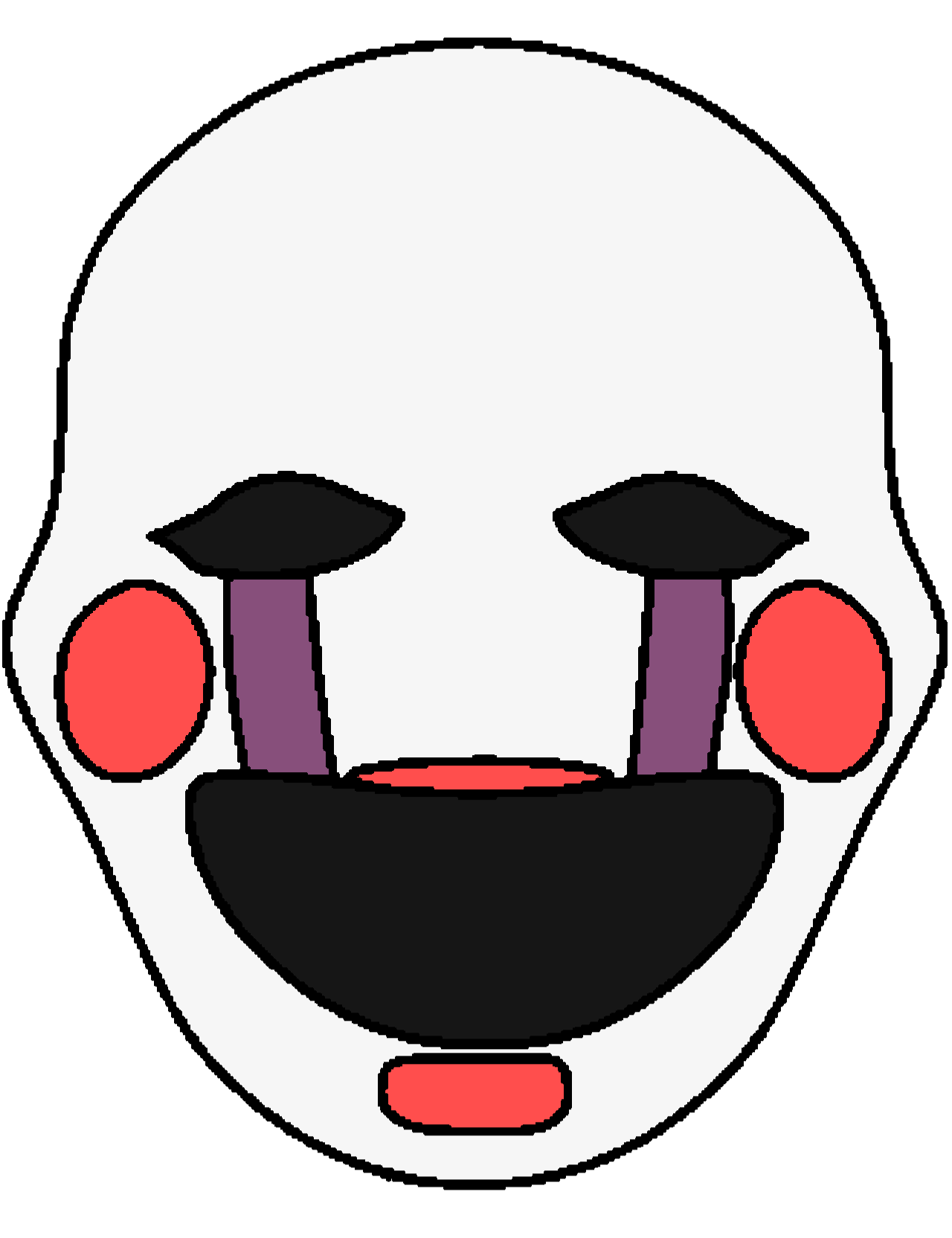 Puppet’s mask Blank Meme Template