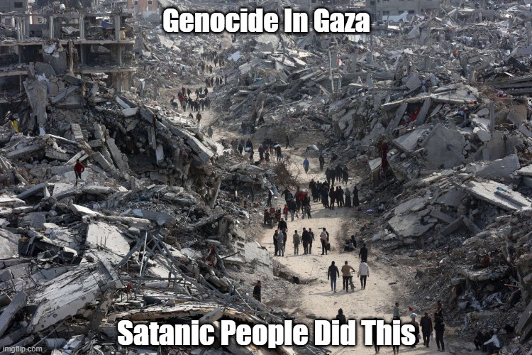 Biden, Trump, And Netanyahu Should Be Brought Before The World Court For Genocidal Crimes Against Humanity | Genocide In Gaza; Satanic People Did This | image tagged in trump,biden,netanyahu,genocide in gaza,war crimes,crimes against humanity | made w/ Imgflip meme maker