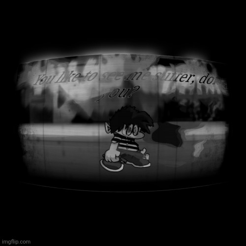 "No matter what i do, I'm still alive." | image tagged in make this end,happyd,original character | made w/ Imgflip meme maker