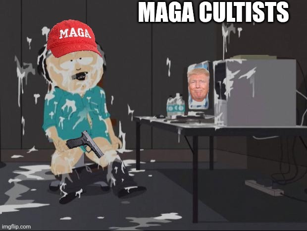 I am not: American, Liberal, an Incel (I'm married with Children), or a goy simp for Jews. | image tagged in cult,maga | made w/ Imgflip meme maker