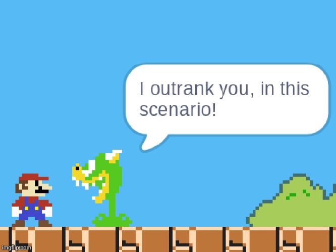 Talking Flower Bowser | image tagged in mario,scratch,i outrank you in this scenario | made w/ Imgflip meme maker