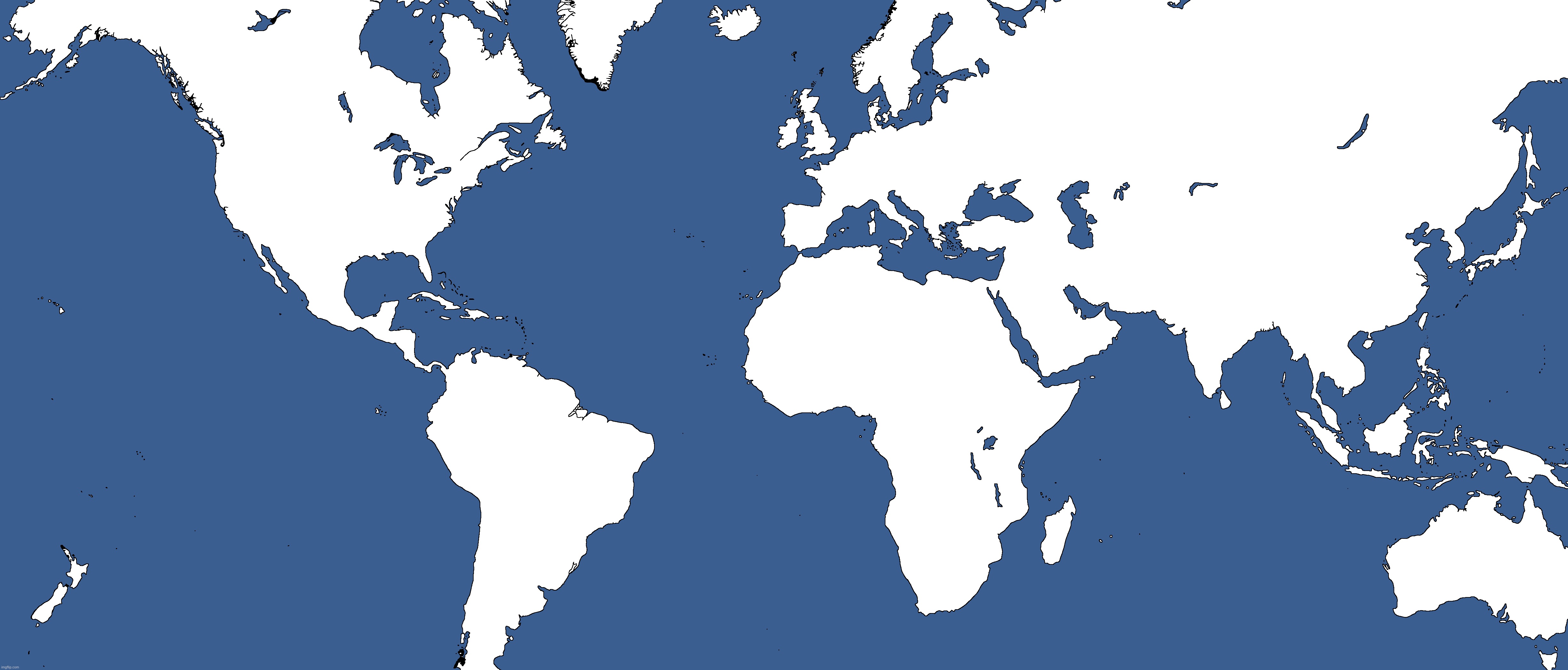 Made another blank world map | made w/ Imgflip meme maker