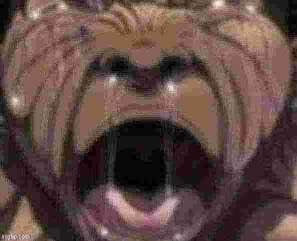 when the | image tagged in cri | made w/ Imgflip meme maker