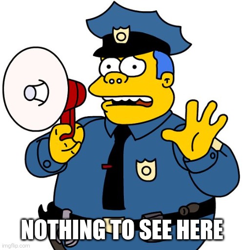 Nothing to See Here | NOTHING TO SEE HERE | image tagged in nothing to see here | made w/ Imgflip meme maker