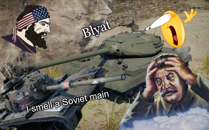 What do yall think of this thumbnail | Blyat; I smell a Soviet main | made w/ Imgflip meme maker