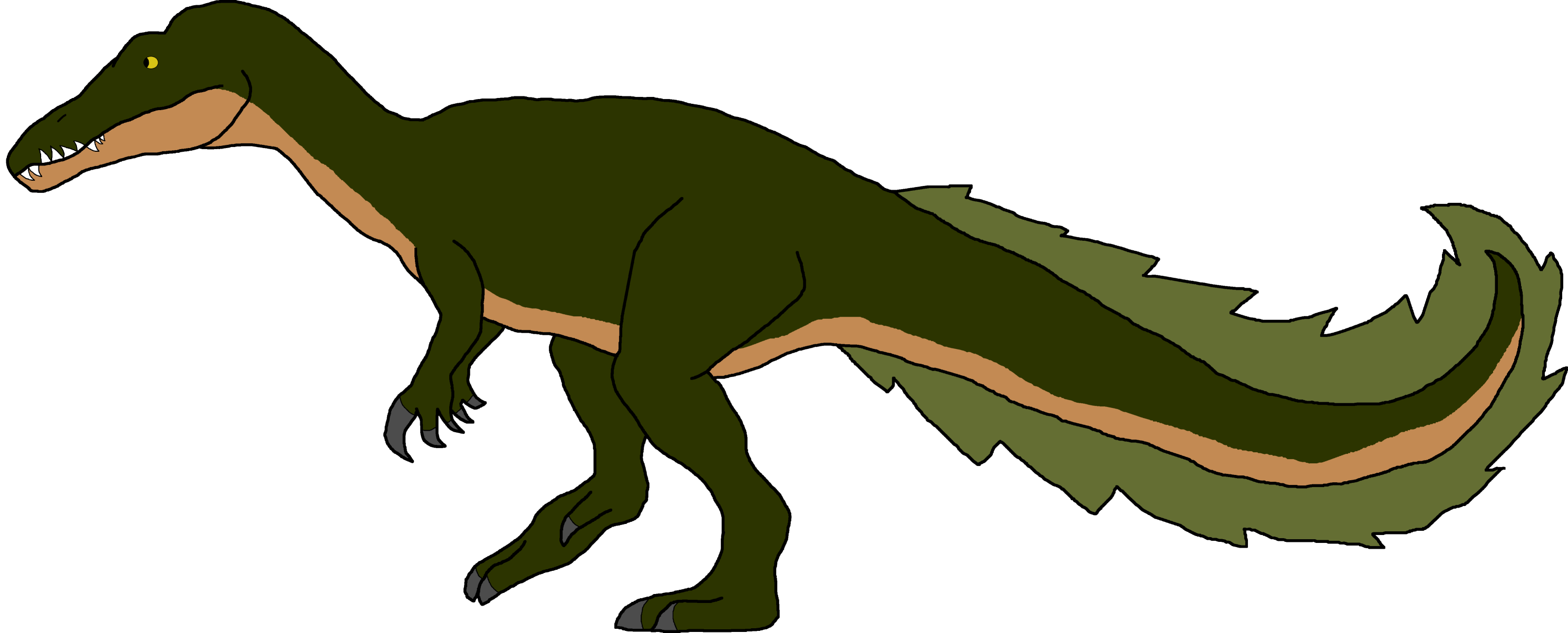 Female Baryonyx (Paleoverse + EOIverse) Blank Meme Template