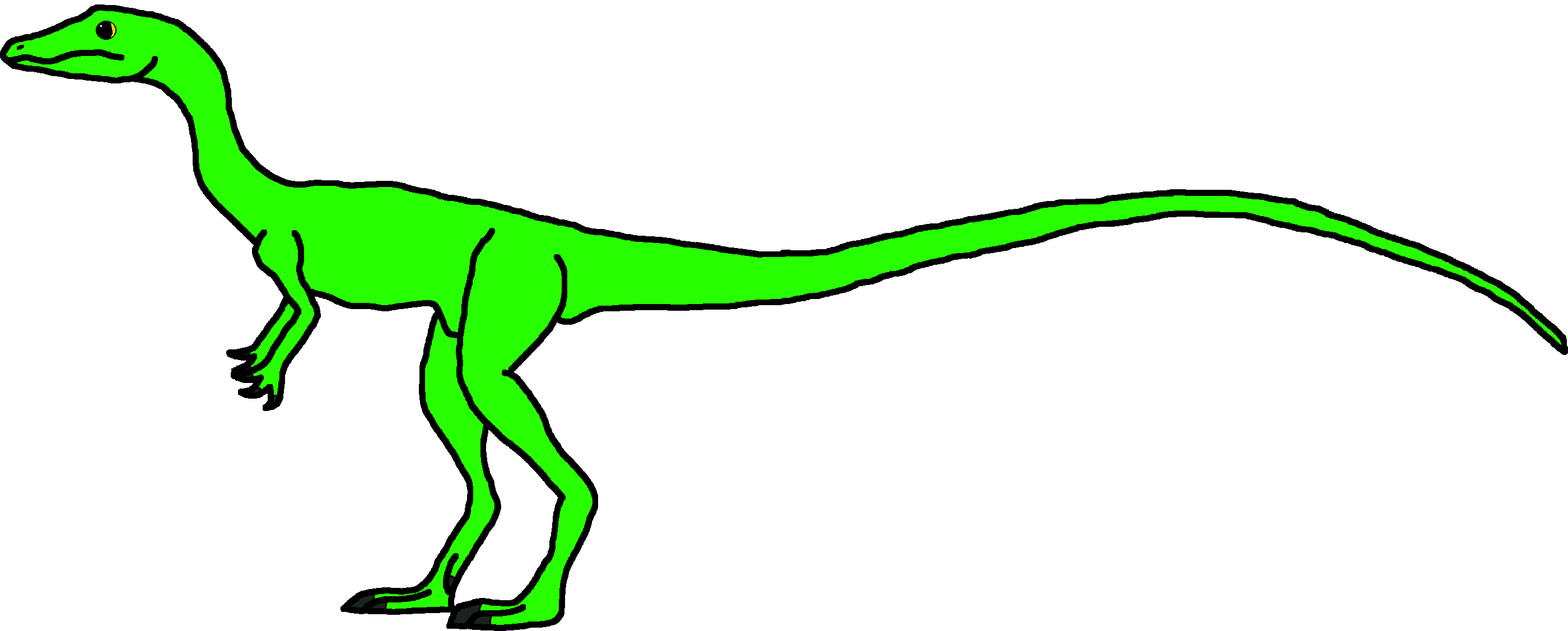 Female Compsognathus Variant 2 (PaleoVerse + EOIverse) Blank Meme Template
