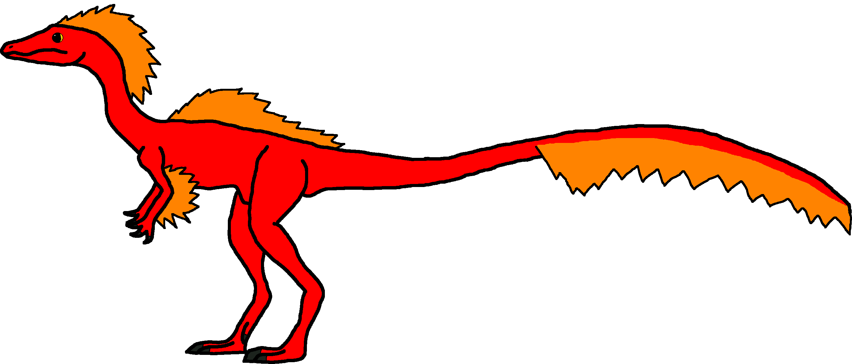 Male Compsognathus Variant 3 (PaleoVerse + EOIverse) Blank Meme Template