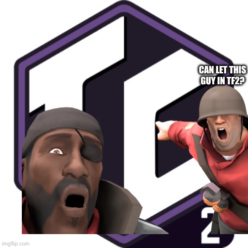 TC2 | CAN LET THIS GUY IN TF2? | image tagged in tc2 | made w/ Imgflip meme maker