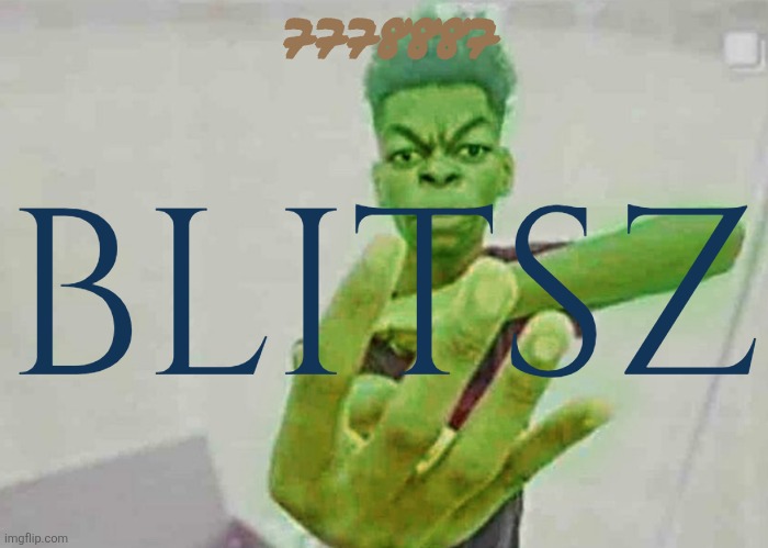 q | blitsz; 7778887 | image tagged in beast boy holding up 4 fingers | made w/ Imgflip meme maker