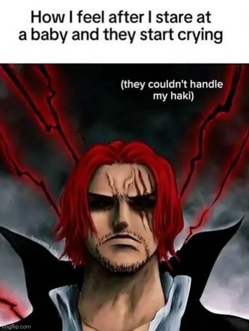 I might have conquerers haki | image tagged in one piece | made w/ Imgflip meme maker