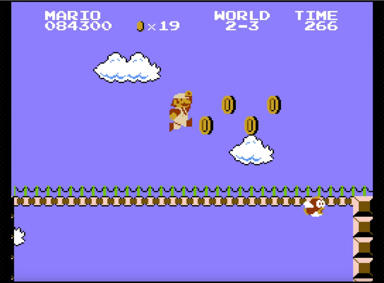 Mario Collecting Coins Blank Meme Template