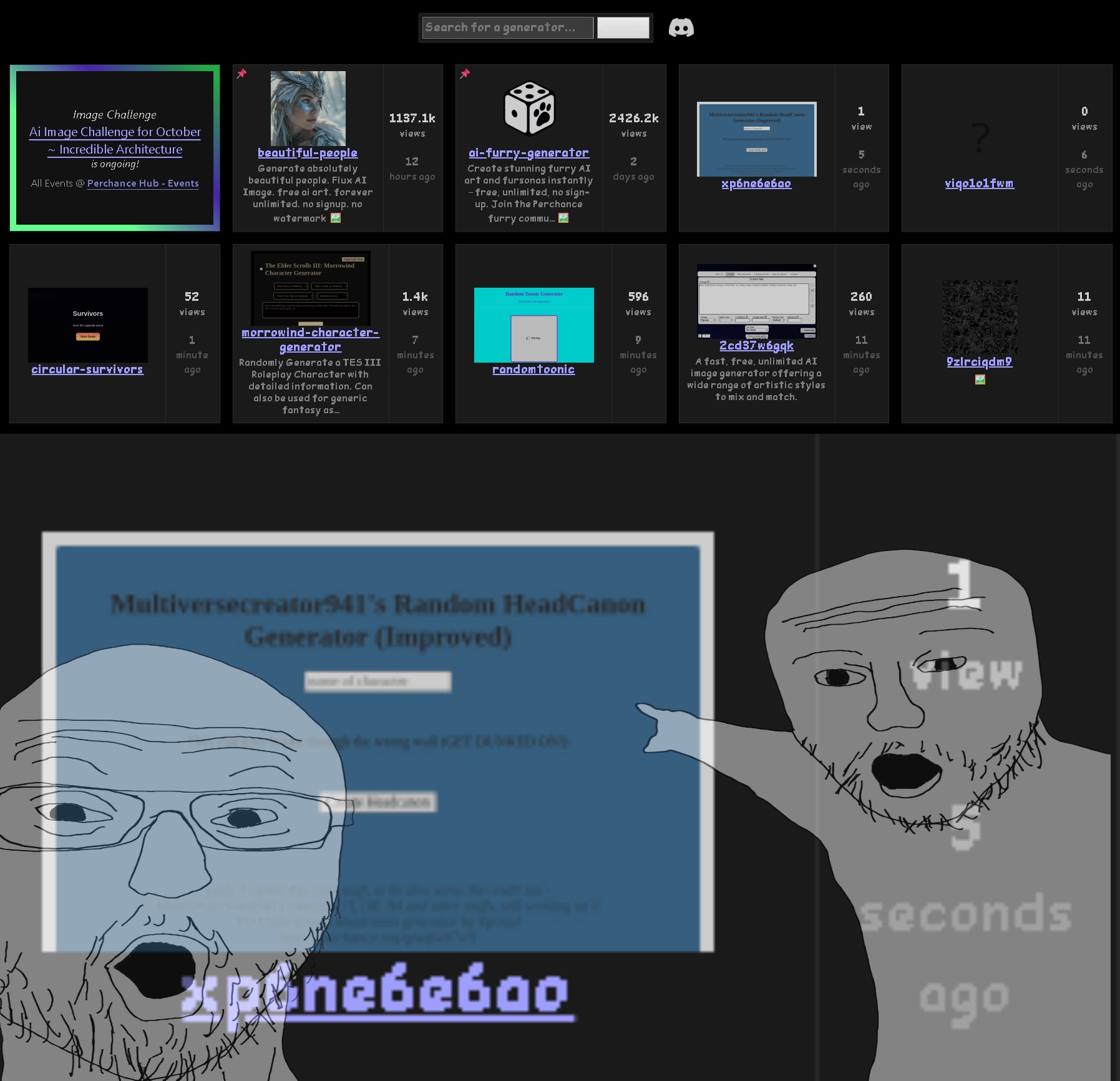 MC'S GEN IS ON THE TOP PAGE!!!! | made w/ Imgflip meme maker