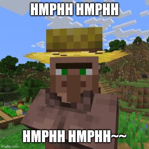 Villager Trade | HMPHH HMPHH; HMPHH HMPHH~~ | image tagged in memes | made w/ Imgflip meme maker