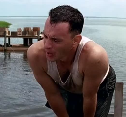High Quality Forest Gump, no legs Blank Meme Template