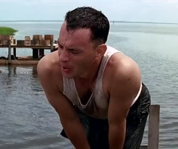 High Quality Forest Gump, no legs Blank Meme Template