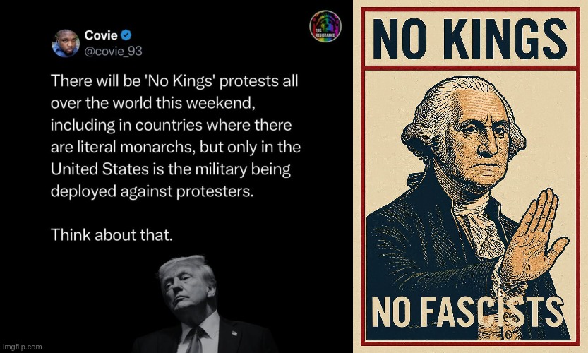 No Kings | image tagged in no kings,putin lover | made w/ Imgflip meme maker