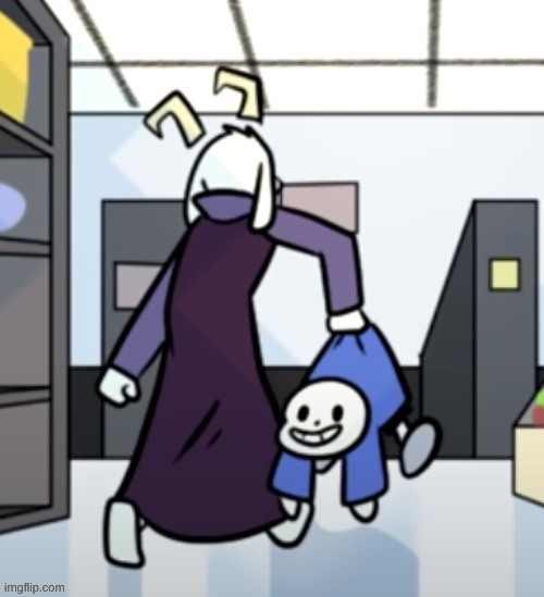 Asriel carrying sans | image tagged in asriel carrying sans | made w/ Imgflip meme maker