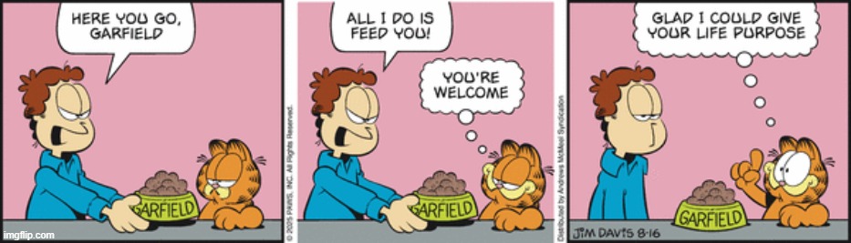 Garfield | image tagged in comics | made w/ Imgflip meme maker