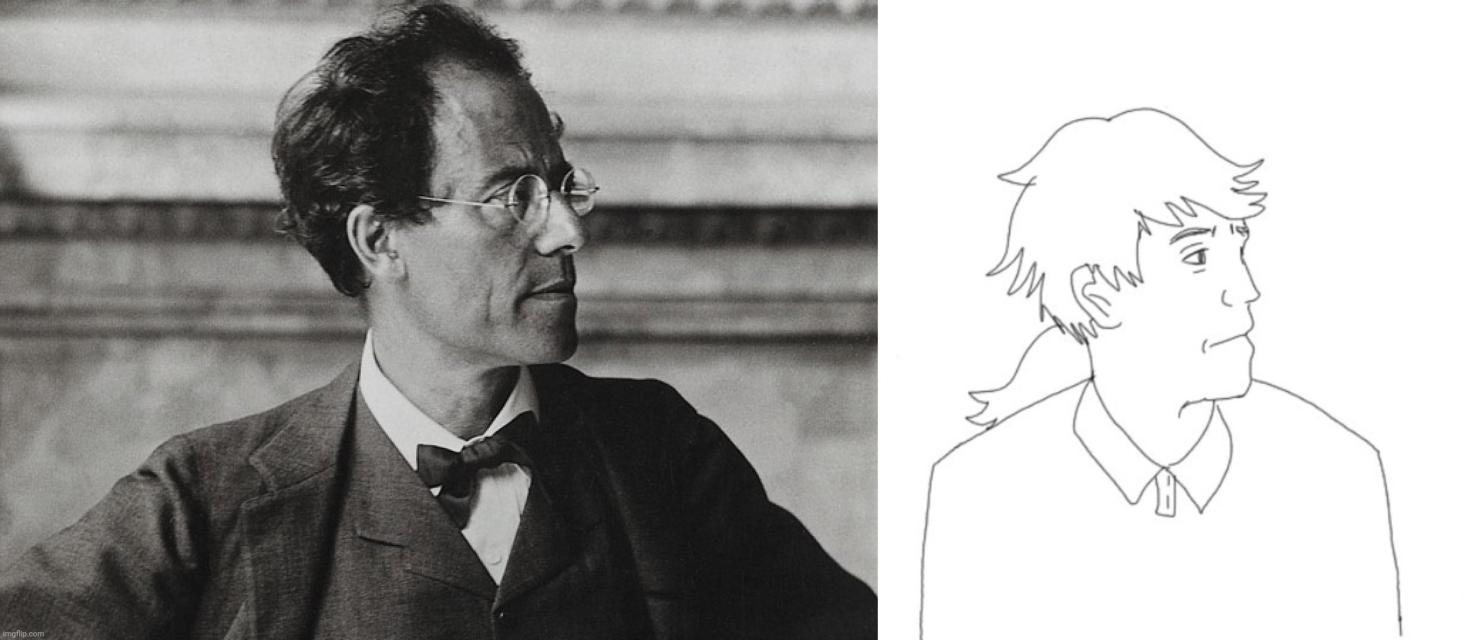 What am i even doing | image tagged in dea,drawing,gustav mahler,composers,classical music | made w/ Imgflip meme maker