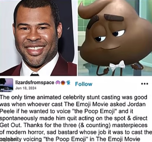 image tagged in memes,shitpost,jordan peele,tumblr | made w/ Imgflip meme maker