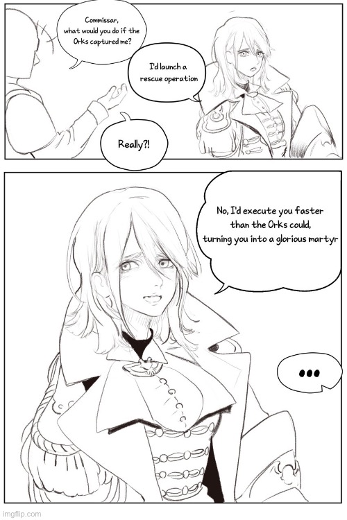 image tagged in memes,shitpost,warhammer40k,supervisor-subordinate relationship | made w/ Imgflip meme maker