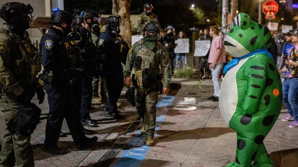 Protest Frog Blank Meme Template