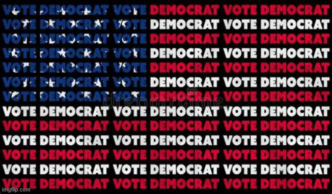 Vote Democrat | image tagged in vote democrat,vote for demorcarcy,resist fascism | made w/ Imgflip meme maker