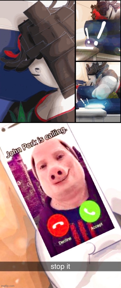 reminder that john pork called claire | made w/ Imgflip meme maker