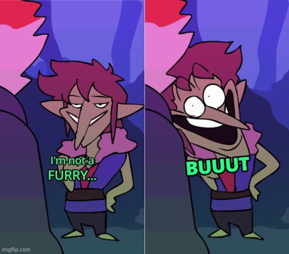 Gricko not a furry Blank Meme Template