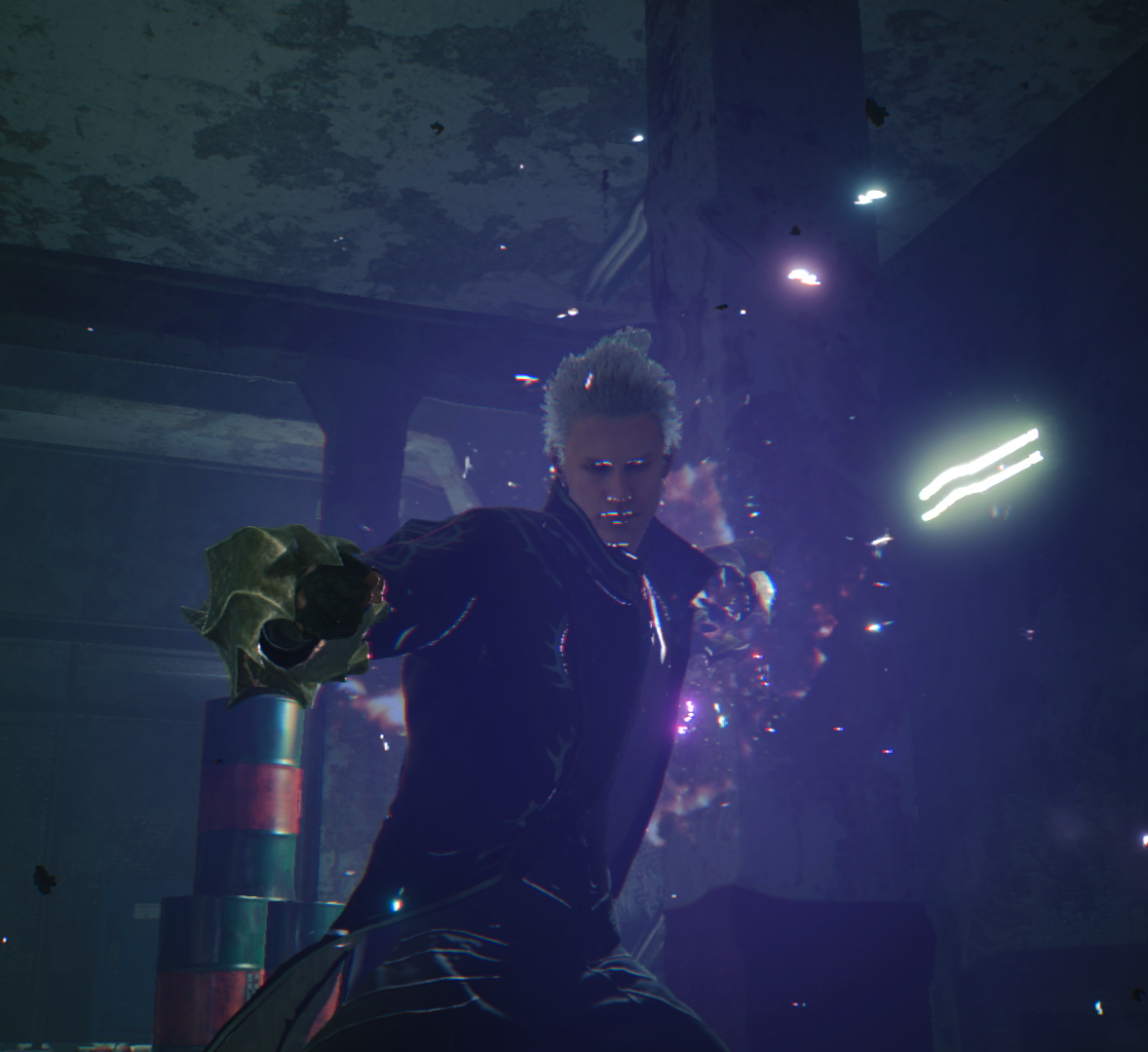 DMC Vergil Beowulf Charged Blank Meme Template