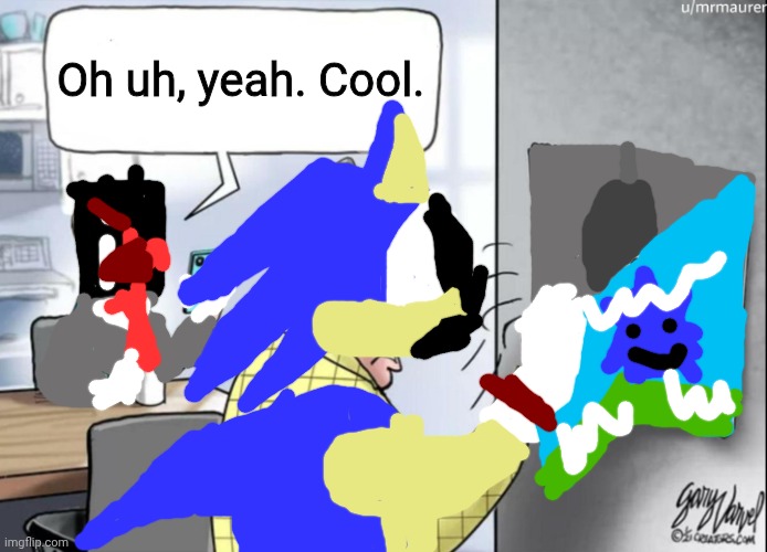 Should I draw this on paper? Probably would look better if I did. | Oh uh, yeah. Cool. | image tagged in 1984 calendar | made w/ Imgflip meme maker