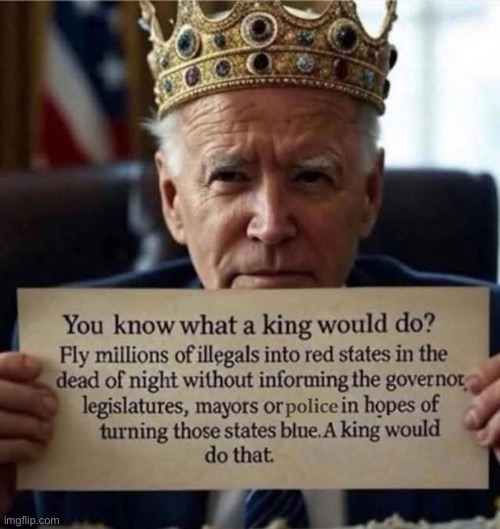 That’s exactly what Biden did and what the Demonrats would do again if given the chance… | image tagged in political meme,joe biden,what an actual king would do,a real tyrant | made w/ Imgflip meme maker