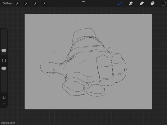 some hand + perspective practice | made w/ Imgflip meme maker