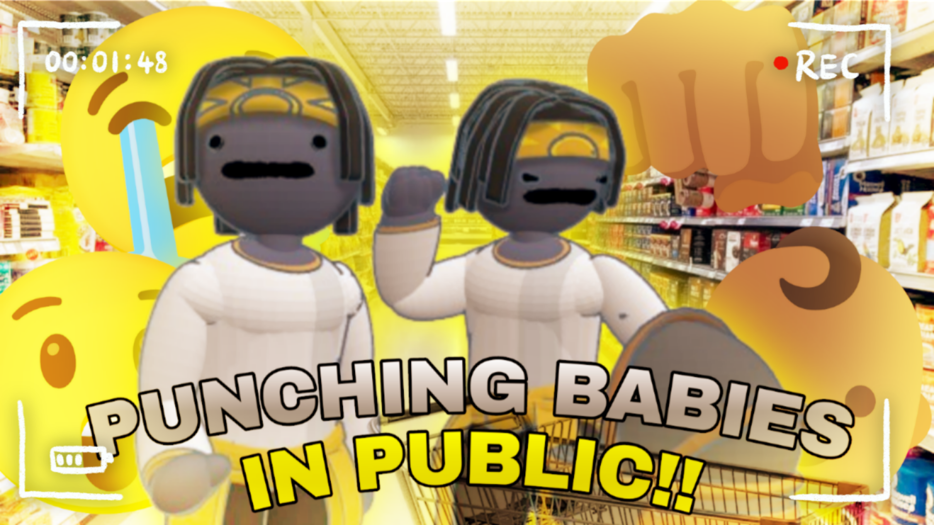 Amari Russo punching babies in public Blank Meme Template