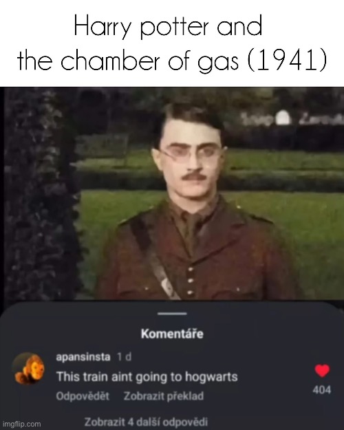 Harry Potter | image tagged in harry potter,hogwarts,train,gas | made w/ Imgflip meme maker