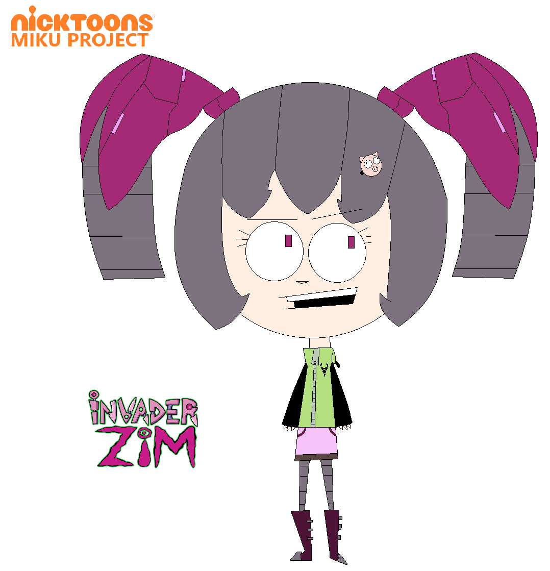 Nicktoons Miku Project - Invader Zim Blank Meme Template