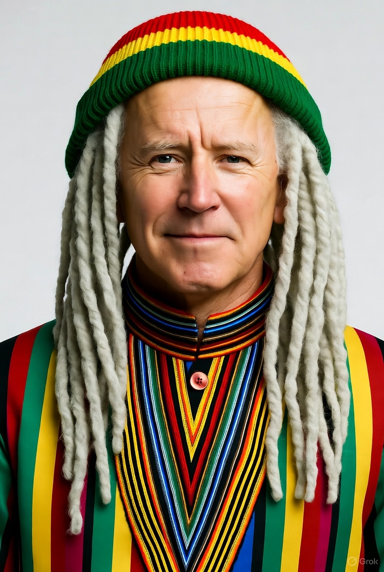 Rasta joe biden Blank Meme Template