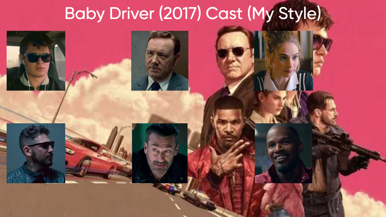 Baby Driver (2017) Cast (My Style) Blank Meme Template