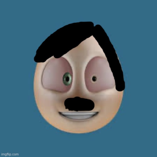 Jason Hitler (note: this is made to be edgy not showing legit support for the Nazi scums) | image tagged in jason the egg,element animation,edgy,the crack,adolf hitler,nazi | made w/ Imgflip meme maker