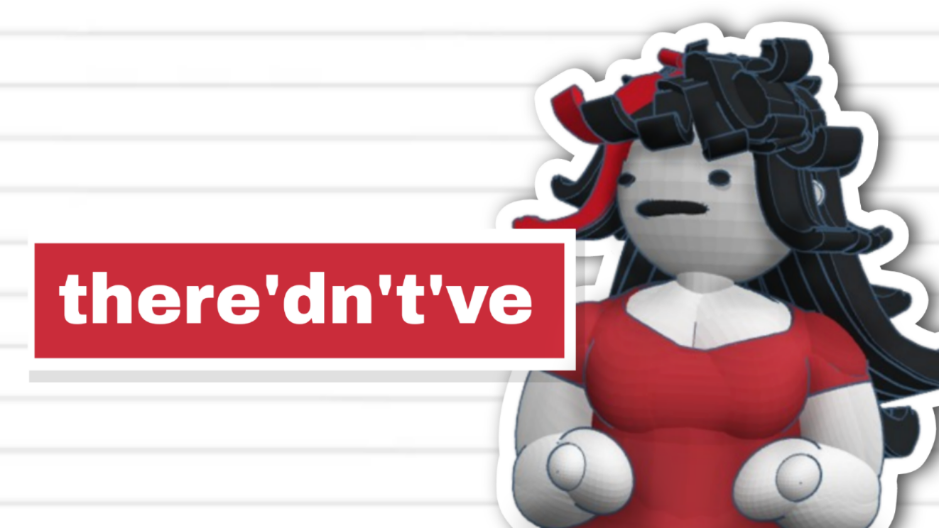 there'dn't've Blank Meme Template