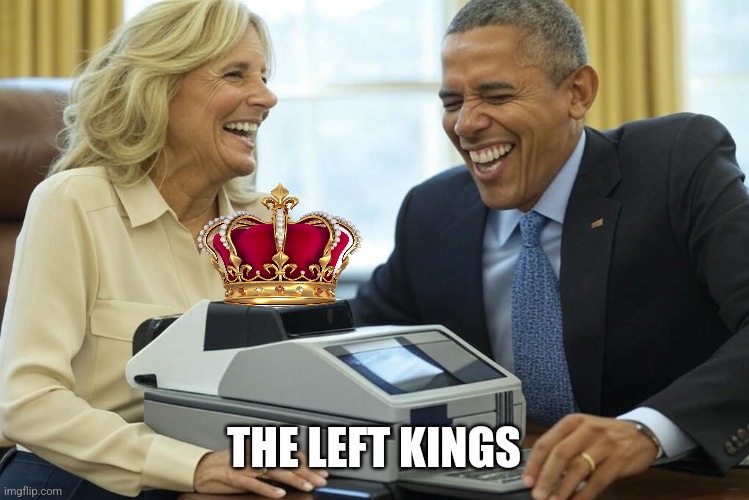 Joe Biden's autopen | THE LEFT KINGS | image tagged in joe biden's autopen | made w/ Imgflip meme maker
