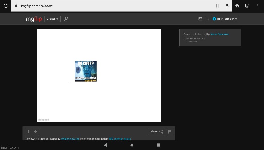 Yeah fuck cropping | made w/ Imgflip meme maker