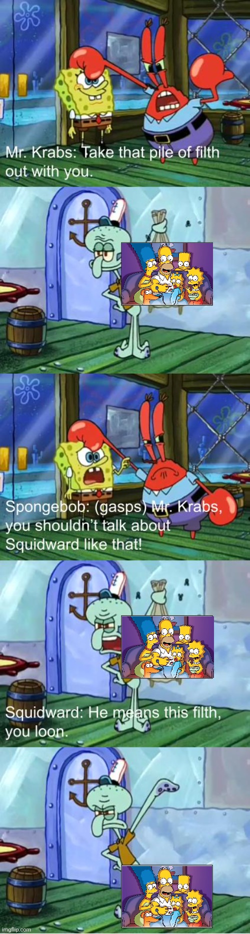 Modern Simpsons is always rubbish | image tagged in funny memes,spongebob squarepants,rubbish,modern simpsons sucks,the simpsons | made w/ Imgflip meme maker